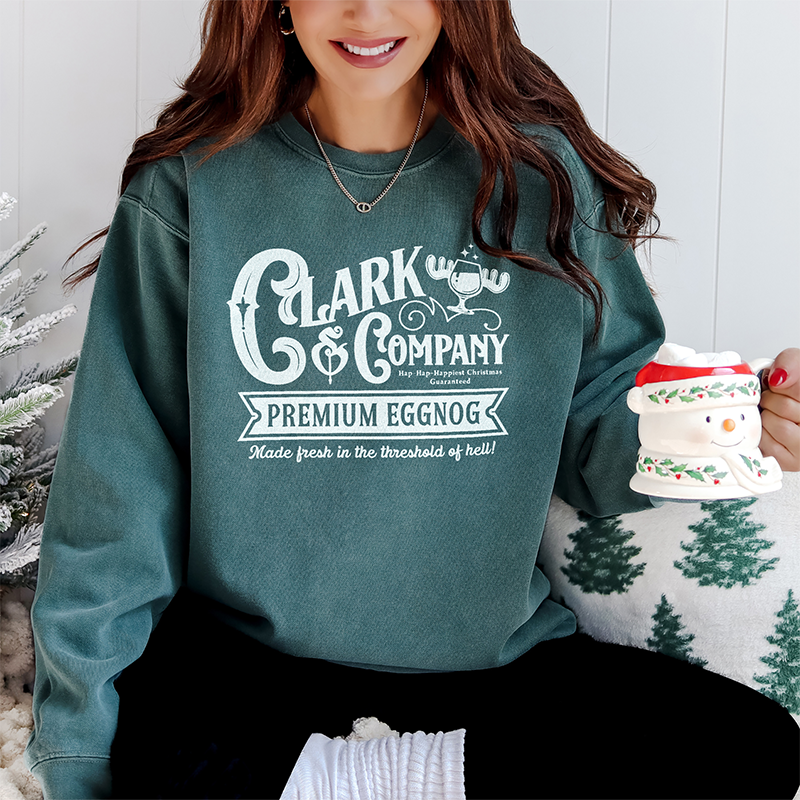 Clark And Company Premium Eggnog Holiday Crewneck