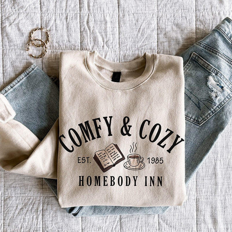 Comfy & Cozy Homebody Inn Sweatshirt – Unisex Pullover