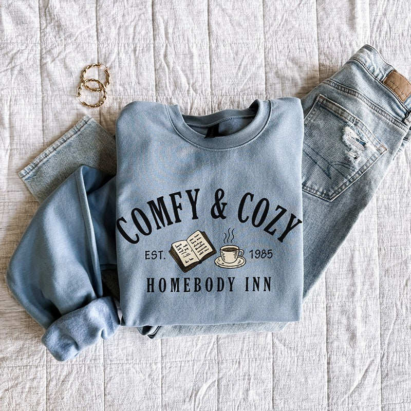 Comfy & Cozy Homebody Inn Sweatshirt – Unisex Pullover