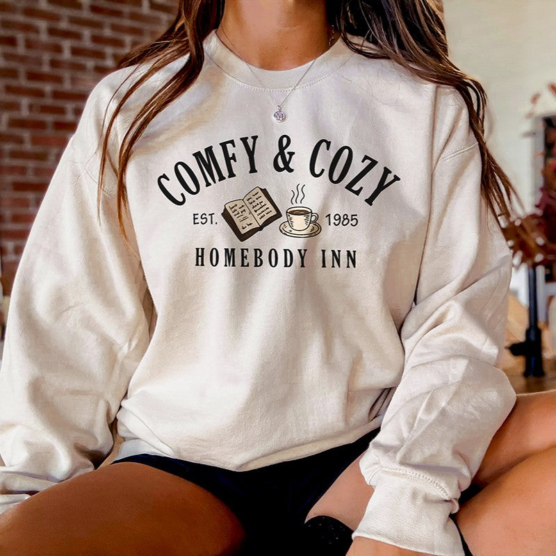 Comfy & Cozy Homebody Inn Sweatshirt – Unisex Pullover