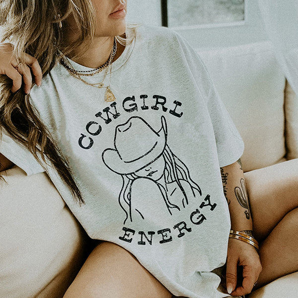 Cowgirl Energy Western Graphic Tee