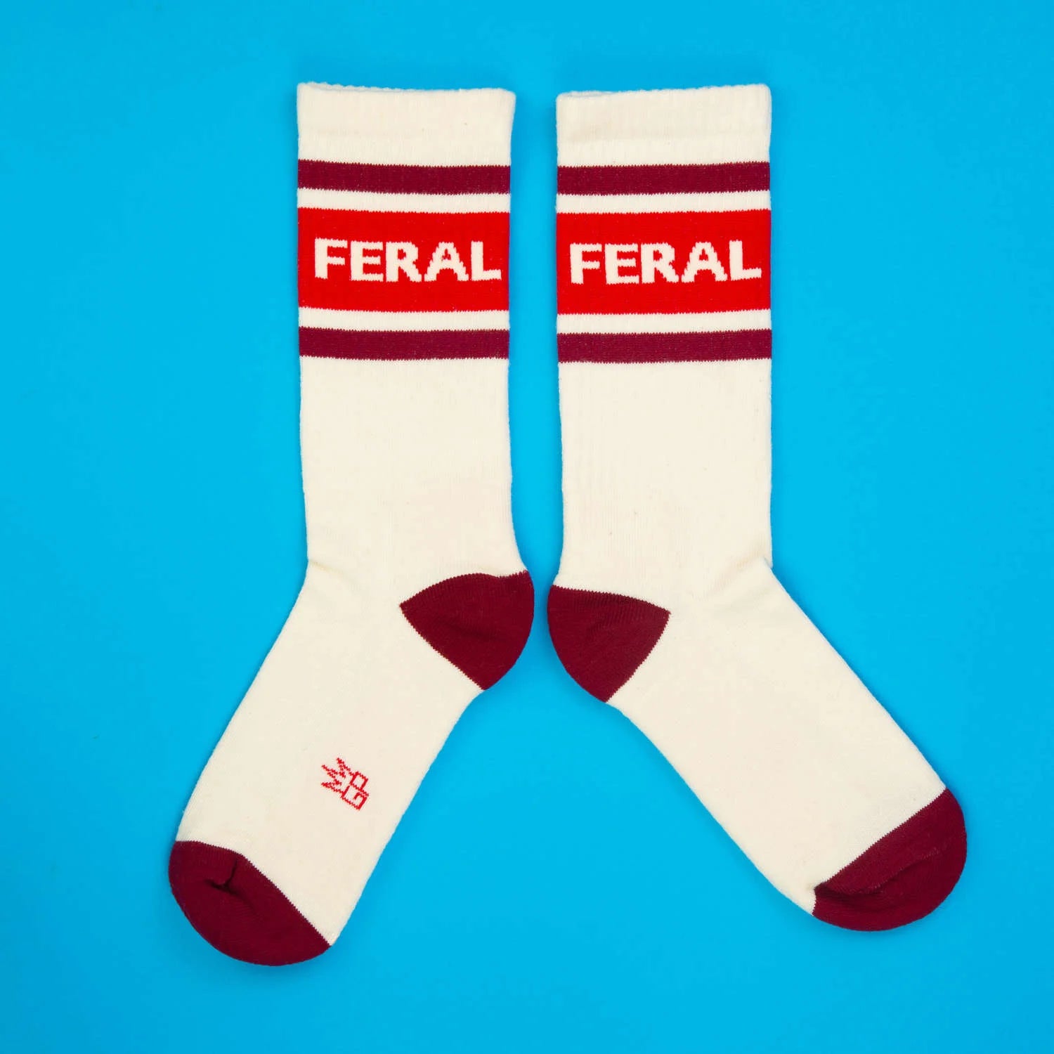 FERAL Gym Socks – Funny Socks for Savage Women