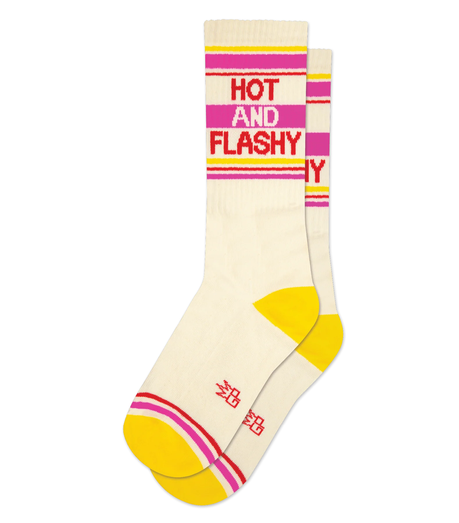 Hot and Flashy Gym Socks – Funny Menopause Socks for Women