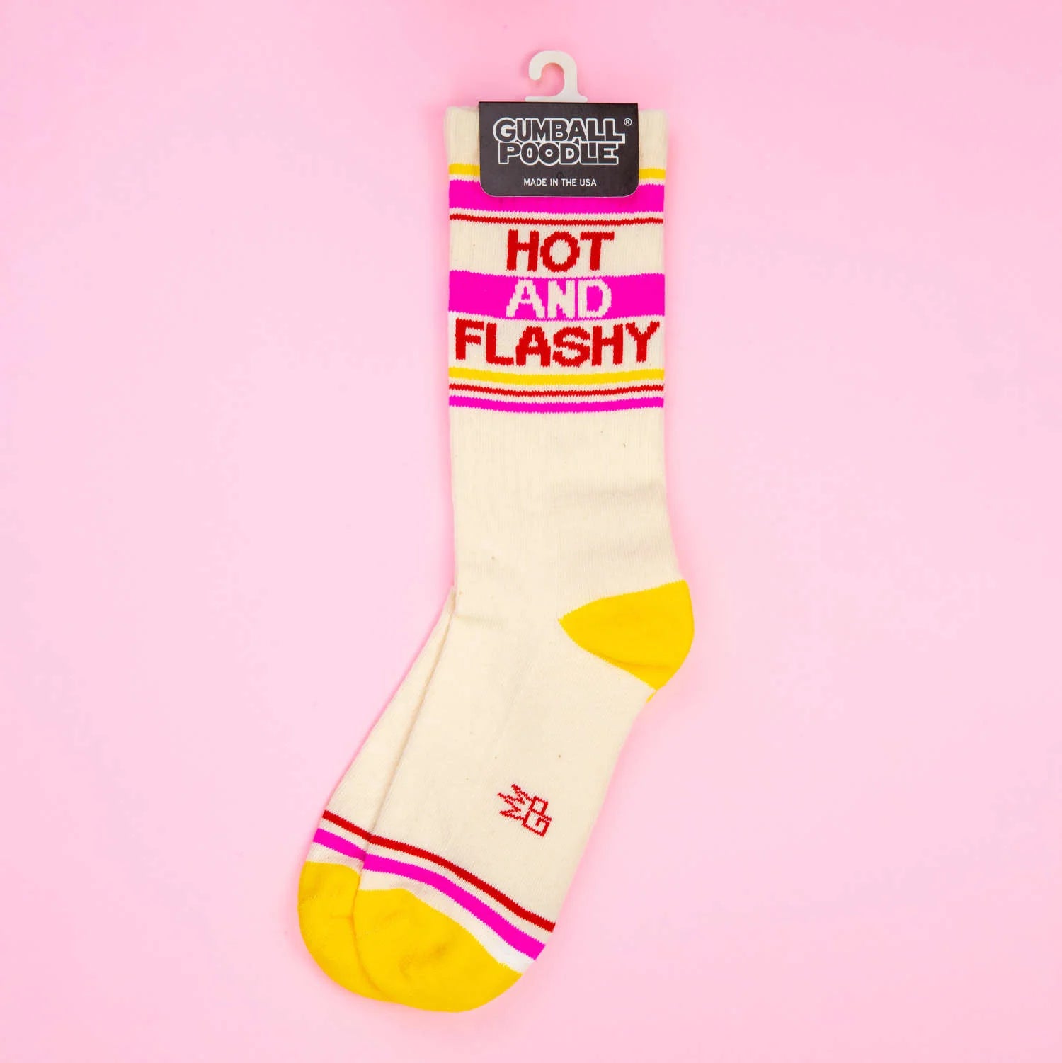 Hot and Flashy Gym Socks – Funny Menopause Socks for Women