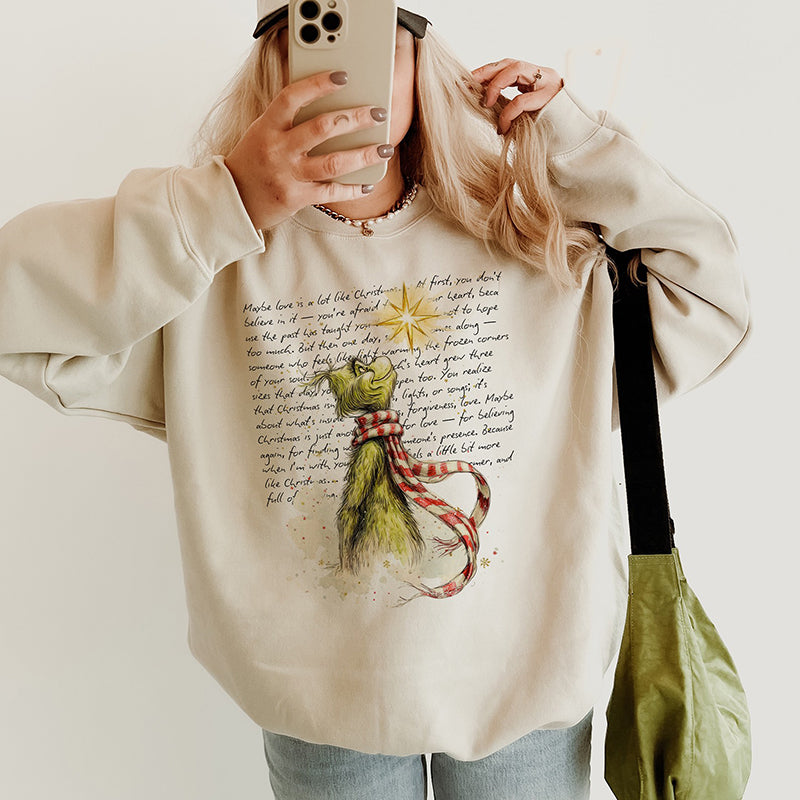 Maybe Love Is A Lot Like Christmas Crewneck Sweatshirt