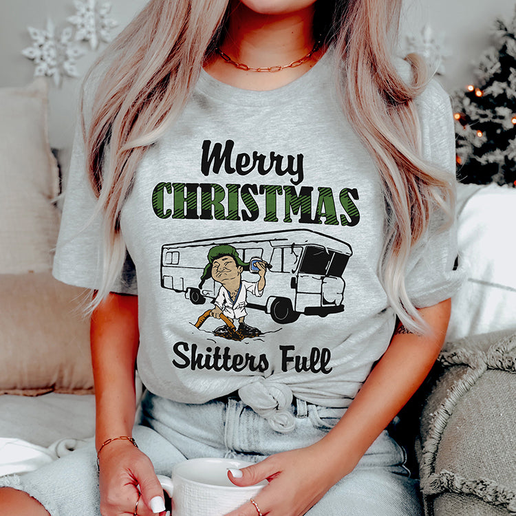 Merry Christmas Shitters Full Lightweight Tee