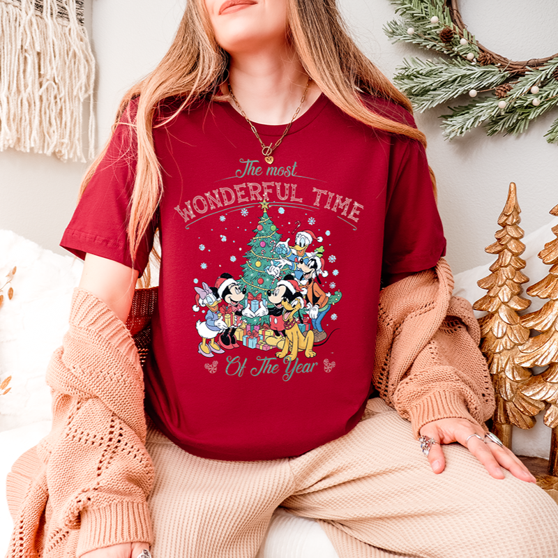 Mickey & Friends Retro Christmas Tee