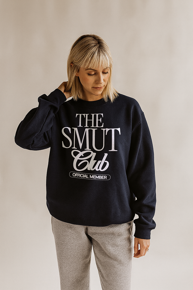 The Smut Club Official Member Sweatshirt – Funny Bookish Cozy Pullover