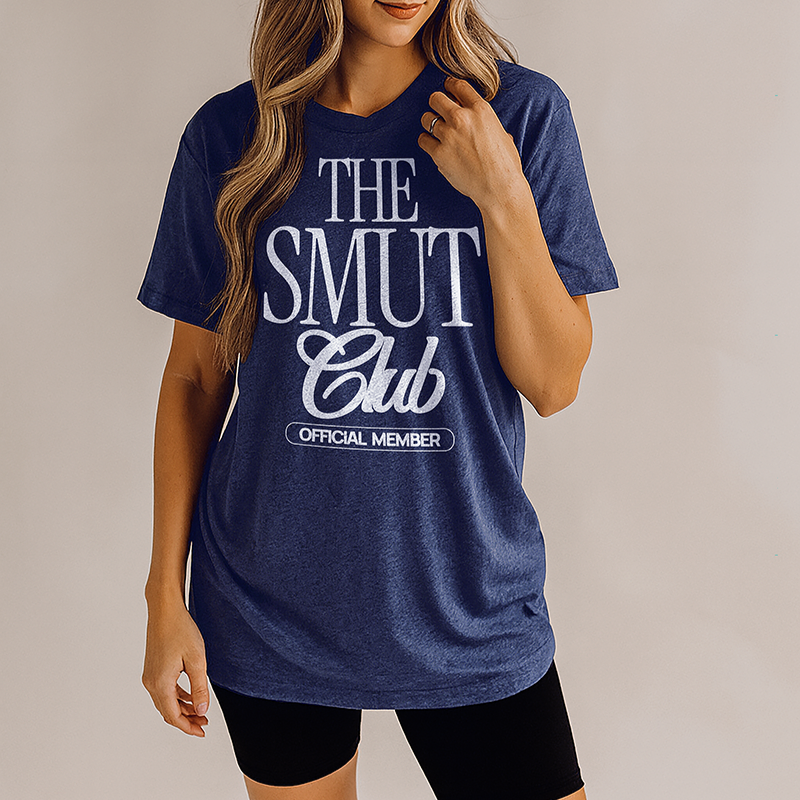 The Smut Club Official Member Tee – Funny Bookish Graphic T-Shirt
