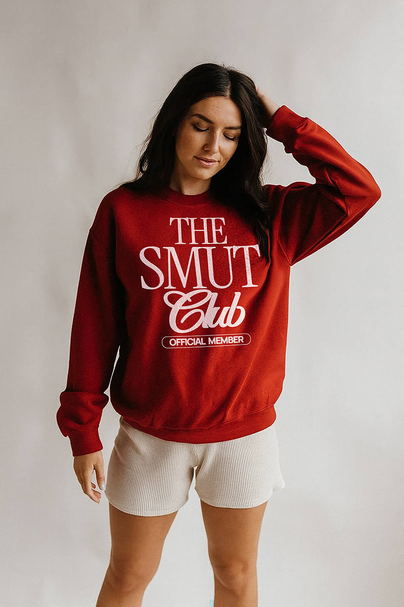 The Smut Club Official Member Sweatshirt – Funny Bookish Cozy Pullover