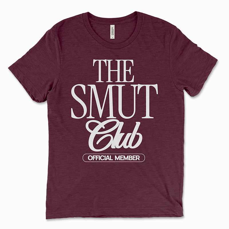 The Smut Club Official Member Tee – Funny Bookish Graphic T-Shirt
