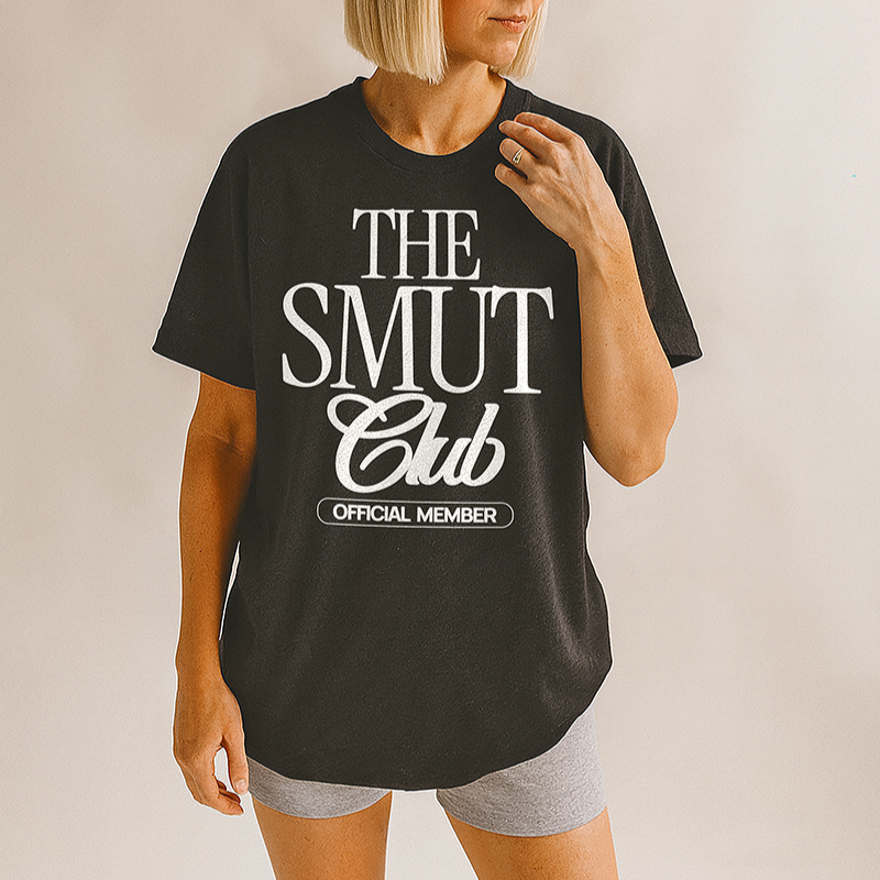 The Smut Club Official Member Tee – Funny Bookish Graphic T-Shirt