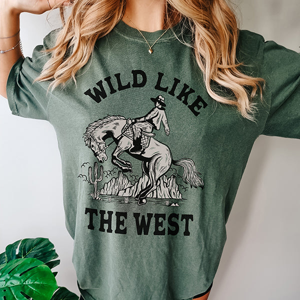 Wild Like The West Heavyweight Tee