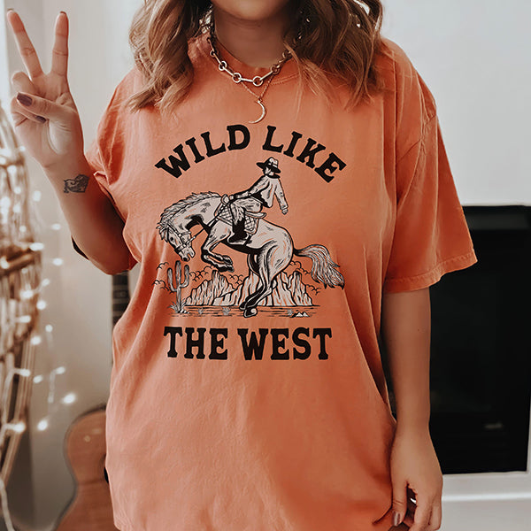 Wild Like The West Heavyweight Tee