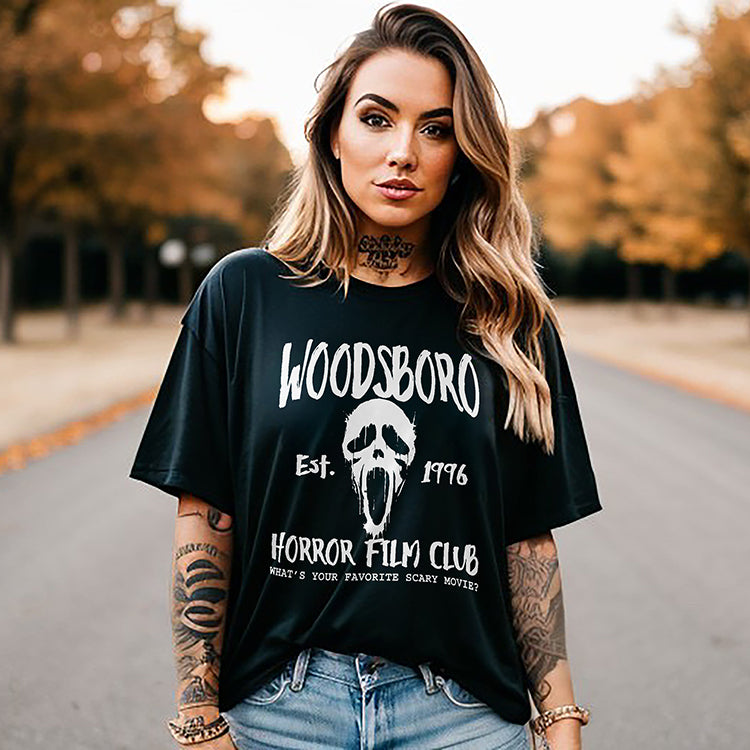 Woodsboro Horror Film Club Lightweight Tee