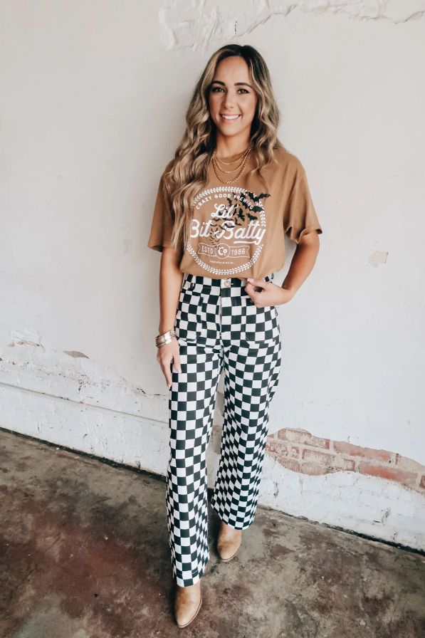 Lil Bit Batty Graphic Tee – Funny Halloween Shirt for Women