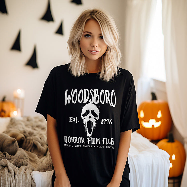 Woodsboro Horror Film Club Lightweight Tee