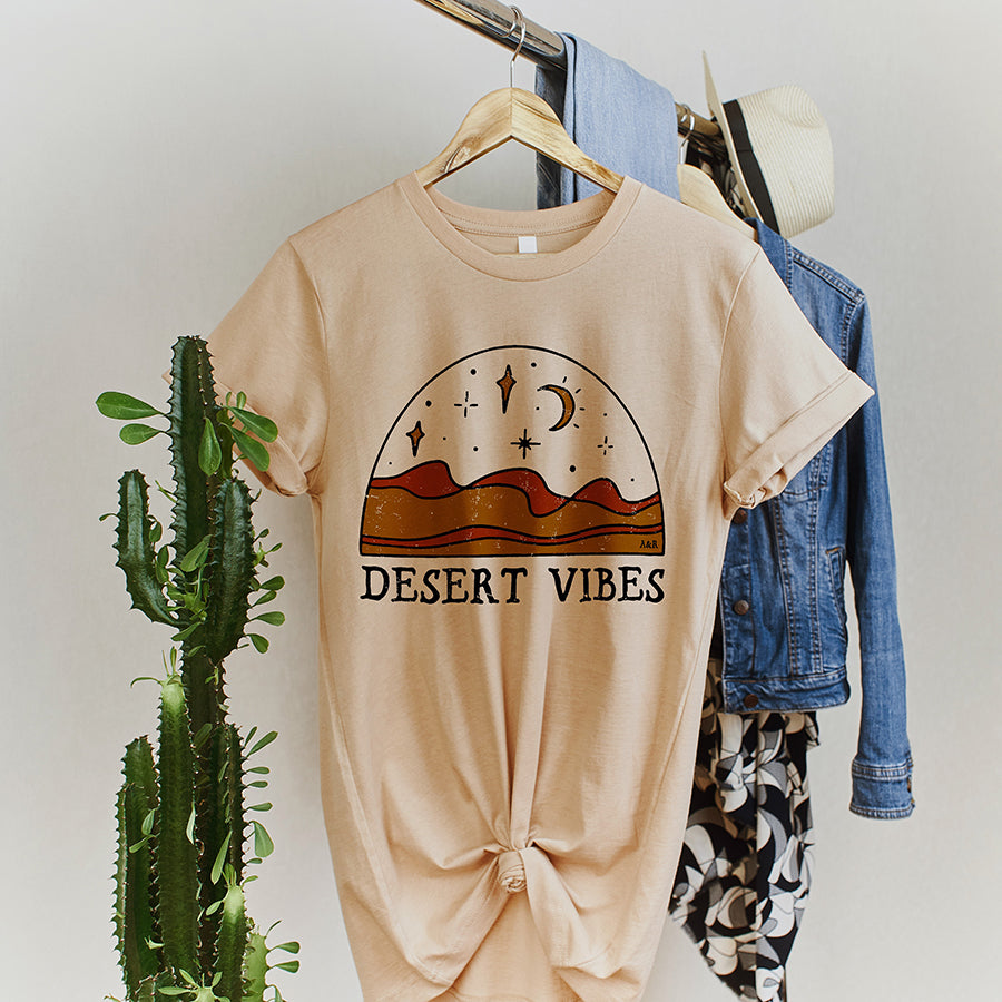Desert Vibes Graphic Tee Shirt (Wholesale)