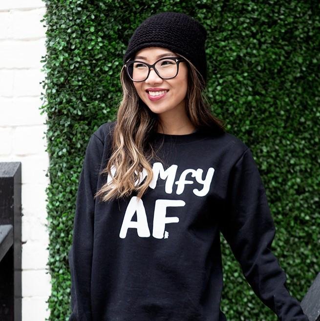 Comfy AF Unisex Sweatshirt - Alley & Rae Apparel