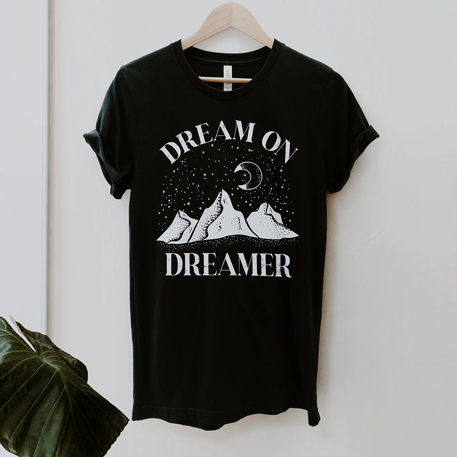 Dream On Dreamer Lightweight Tee - Alley & Rae Apparel