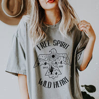 Free Spirit Wild Heart Heavyweight Tee - Alley & Rae Apparel