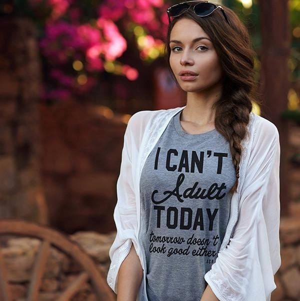 I Can't Adult Today Tee - Alley & Rae Apparel