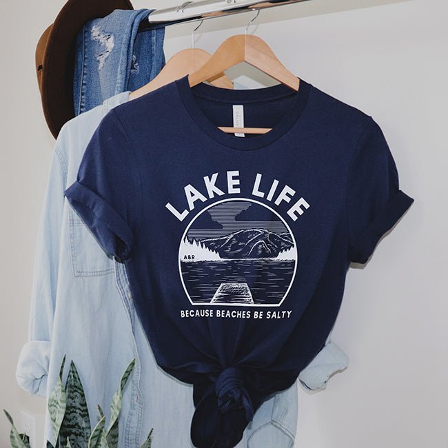 Lake Life Lightweight Tee - Alley & Rae Apparel