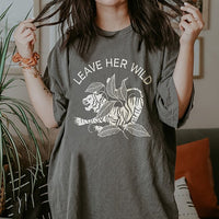 Leave Her Wild Heavyweight Tee - Alley & Rae Apparel