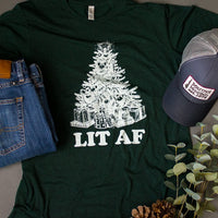 Lit AF Lightweight Tee - Alley & Rae Apparel