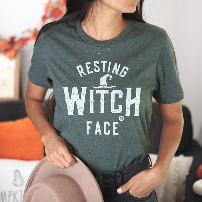 Resting Witch Face Lightweight Tee - Alley & Rae Apparel