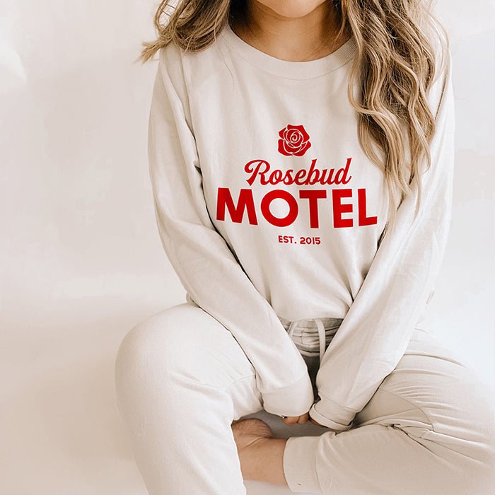 Rosebud Motel Crewneck Sweatshirt - Alley & Rae Apparel