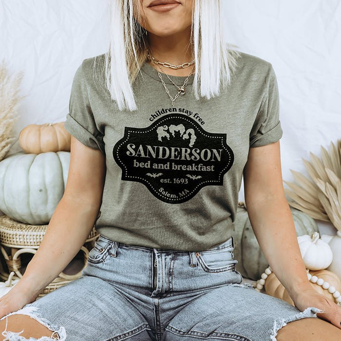 Sanderson Bed And Breakfast Lightweight Tee - Alley & Rae Apparel