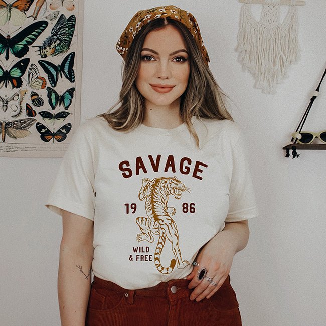 Savage Lightweight Tee - Alley & Rae Apparel