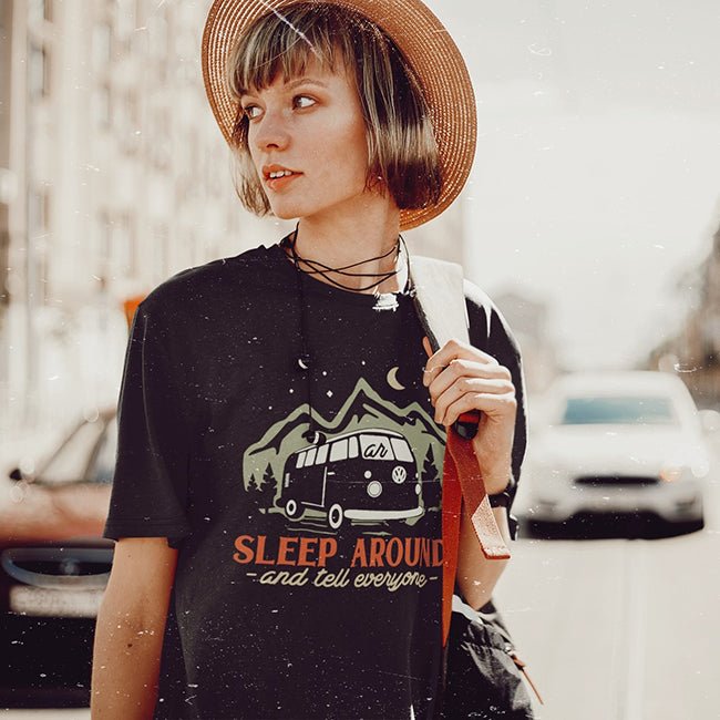 Sleep Around And Tell Everyone Lightweight Tee - Alley & Rae Apparel