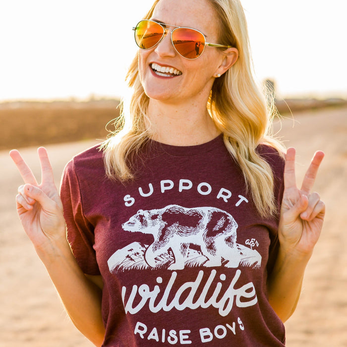 Support Wildlife Raise Boys Tee - Alley & Rae Apparel