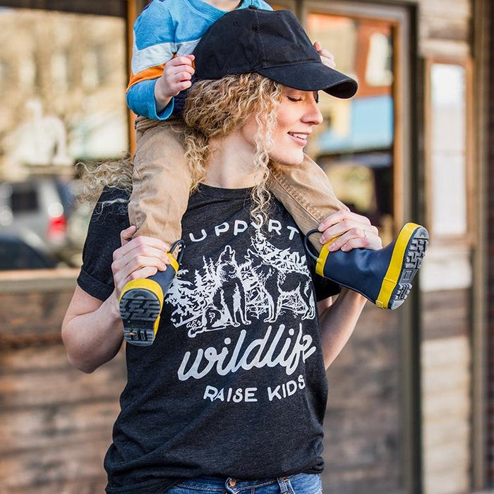 Support Wildlife Raise Kids Tee - Alley & Rae Apparel