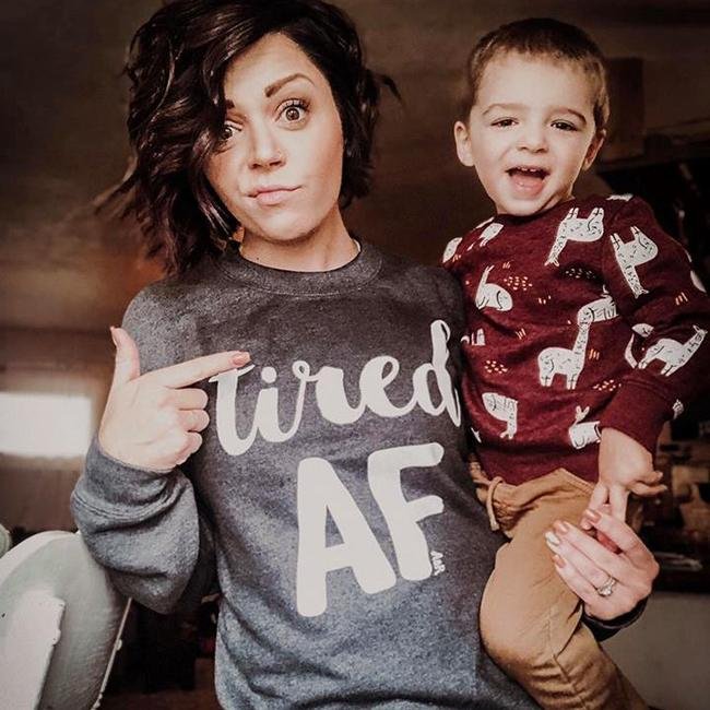 Tired AF Unisex Sweatshirt - Alley & Rae Apparel