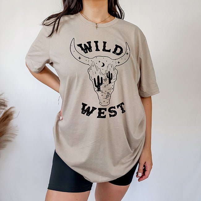 Wild West Lightweight Tee - Alley & Rae Apparel