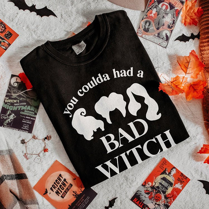 You Coulda Had A Bad Witch Heavyweight Tee - Alley & Rae Apparel